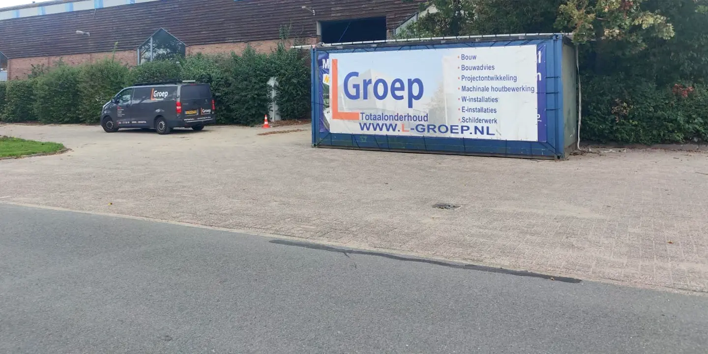 L-Groep Totaalonderhoud spandoek